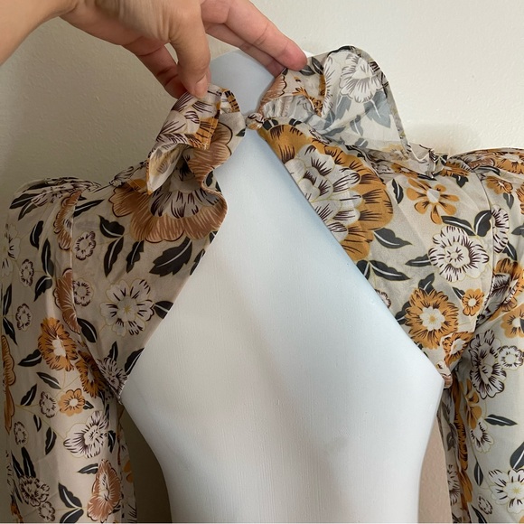 Bohemian backless long sleeve cutout built in bikini maxi dress - Picture 6 of 8